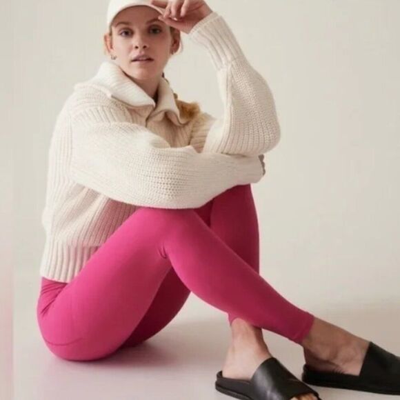 ATHLETA Transcend Stash Tight Pink Size Large - Picture 10 of 10